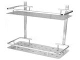 Space Aluminum Bathroom Shelf RustProof Shower Rack Kitchen Storage Basket for Home V1294-YM0901-3112210039311