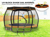 Kahuna 8ft Removable Twister Trampoline Roof Shade Cover TRA-TWS-ROF-08