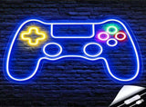 Game Controller Neon Sign for Gamer Room Decor - Gaming Neon Sign for Teen Boy Room Decor 41x27cm V1369-AZ3-W-04288