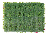 Luxury Flowering Pink Vertical Garden / Green Wall UV Resistant 1m X 1m V637-DP1009821