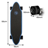 Kryptonics 26-inch Skateboard Mini Cutaway Cruiser Board - 89 IS Fine BS-169637