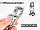 4 Pack Bungee Cross Ties Set Horse Trailer Tie Straps Bulk Cords with Snaps for Accessories, 36 Inch V1259-DP01-A-5532