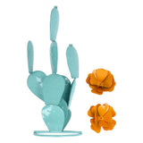 Cactus Statue Decor Iron Art Easy Installation Prickly Pear Cactus Yard Art for Garden Courtyard V1294-YM0901-3111240102411