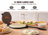 200mm Cast Iron Tortilla Press Heavy Duty Tortilla and Roti Maker Pre Seasoned Tortilladora with 100 V767-VVR-SYSBBY8YCZT0DX21YV0