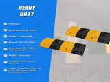 Pair of 1m Long 60T Load Rubber Speed Bump Hump Modular Speed Humps Road Hump V63-824161