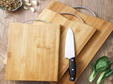 3 Pcs Bamboo Cutting Board Double Sided Double Use Different Sizes Wood Cutting Board Set for Home V1294-YM0626-3118220313911