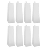 8PCS Aluminum Siding Corners 8 Inch Outside Siding Corner Trim with Screws for House Exterior Corner V1294-YM0901-3114240020011