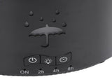 Rotating Umbrella Humidifier 300ML Water Drip Effect Aromatherapy Essential Oil Diffuser with 7 LED V1294-YM0901-3113240334212