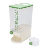 Rice Dispenser Large Capacity Multifunctional Airtight Space Saving Rice Storage Container for Home V1294-YM0901-3118250185112