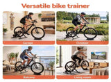 Everfit Bike Trainer Stand Indoor Riding Bicycle 6 Level Cycling Home Gym Black EB-B-IBT-BK