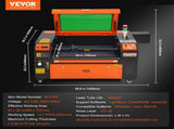 80W CO2 Laser Engraver, 500 x 700 mm, 19.7 IPS Laser Cutter Machine with 2-Way Pass Air Assist, V952-YTSDKJACCO270S9X2V3