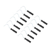 12pcs 4 Inch Paint Roller Handle Reusable Steel Plastic Grip Paint Roller Frame for Wall Painting V1294-YM0901-3114250041811