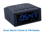 Laser Alarm Clock with Wireless Charging & Bluetooth V1031-SPK-WCALC-118