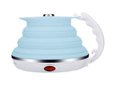 Travel Foldable Electric Kettle, Collapsible Food Grade Silicone Small Kettle Boiling water,Dual V1192-AZ-W-11018