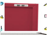 Artiss Buffet Sideboard Metal Cabinet - BASE Pink AI-LOCKER-LD-PK
