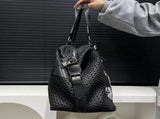 Travel Duffle Bag Embroidered Duffle Bag Stylish Travel Bag Weekend Bag For Men - Beige - Size L V1347-127-04962-BEG-L