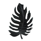Wall Hanging Iron Simulated Blue Leaf Ornament Art Craft for Home Interior Wall Decoration V1294-YM0901-3115200055111