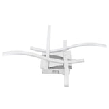 LED Ceiling Light 25W Modern Curved Lamp for Living Room Canteen Bedroom White Light 85-265V V1294-YM0901-3119210035011