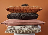 KAAT Amsterdam Mandarin Brown Round Filled Cushion 40cm Diameter V442-HIN-CUSHION-MANDARIN-BROWN-RD
