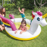 Intex Sun Shade Unicorn Inflatable Spray Pool 58435 V1032-IXUNICORNPOOL-58435