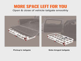 49.4 x 22.4 x 7.1 in Hitch Cargo Carrier, 500lb Capacity Trailer Hitch Mount Aluminum Cargo Basket, V952-CHXLK47206500F92QV0