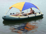 Boat Shade Canopy Boat Sun Shelter Sailboat Awning Cover Portable Fishing Tent V1369-AZ3-W-15994