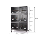 Samland THE TRIPLE-DOUBLE STACK BREEDING CAGE WITH CENTER DIVIDOR V1060-12067(A+B+C)