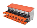 2 Tiers Chicken Nesting Boxes, 10 Compartments, Metal Egg Laying Boxes with Protective Collection V952-JSCDX3045INCT4Y3W002V0