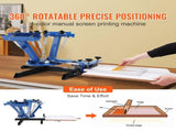 4 Color 1 Station Silk Screening Screenprint Press Screen Printing Machine V952-SYJTTSSYZZ417ZTAWV0