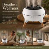 Sound Sensing Jellyfish Fragrance Diffuser, Dynamic RGB Glow, Silent Home Spa Companion V1221-XM-LB1729-GM60