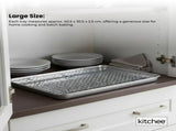 Kitchee 40.5x30.5cm Oven Baking Tray Cooling Rack 4 Piece Stainless Steel V238-SUPDZ-42208860667984