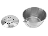 Countertop Compost Bin Round Stainless Steel Remove Odors Composting Bin with Carbon Filters for V1294-YM0703-3117230126811