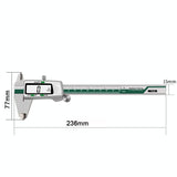Digital Display Vernier Caliper - 0-150Mm Stainless Steel - Green PRL-59924650DBT