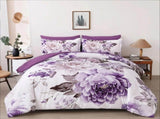 Purple Bloom Isadora Paisley Quilt / Doona / Duvet Cover set V745-AQ043969K3