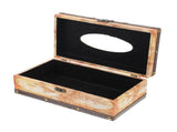 Tissue Box Holder Yellow Wood 1Pcs 10.0X5.7X3.5In V1369-AZ3-W-18209