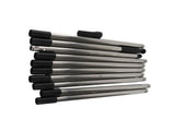 Paint Roller Extension Pole Stainless Steel 13.1FT 10 Segmented Detachable Pole with Tapered Adapter V1294-YM0901-3114250072311