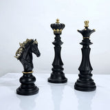 Chess Resin Decor Ornament Figurines Queen Knight Statue Collection Object Sculptural Models of V1369-AZ3-W-11587