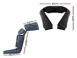Livemor Electric Leg Foot Massager Air Wrap With Shiatsu Neck Massager Heating MAS-FOOT-NECK-8H-BK