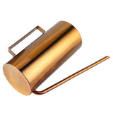 Garden Stainless Steel Long Spout Watering Can Pot Flower Plant Irrigation Tool Gold 1.5L V1294-YM0901-3111200134311