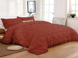 Caramel Siena Dahlia Quilt / Doona / Duvet Cover set V745-AQ082045Q3