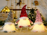 3Pcs Christmas Decorations Fireplace Mantel Decor, 12" Handmade Swedish Plush Sequin Hat Decor at V1366-AZ2-W-05943