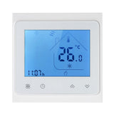 16A Programmable Electric Floor Heating Thermostat Temperature Controller Touchscreen LCD with V1294-YM0901-H22281W