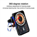 15W Magnetic Car Wireless Charger Phone Holder Mount MagSafe with Cyber Style V201-W13029438