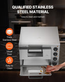 VEVOR Commercial Pizza Countertop, 14-Inch Double Deck Layer, Stainless Steel Electric Pizza V952-FMDRPSLSCSXNVZD4XV3