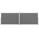 Instahut Side Awning Sun Shade Outdoor Retractable Privacy Screen 1.8X6M Grey AWN-B-SIDE-BD-180-GREY