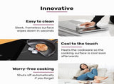 EUROCHEF Induction Benchtop Cooktop, 2000W, 9 Heat Levels, Fast Electric Portable Cooker, Touch V219-COKICTEC20PA
