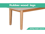 Artiss Dining Bench Upholstery Seat Wooden Chair 106cm UPHO-C-DIN-01-FA-BG