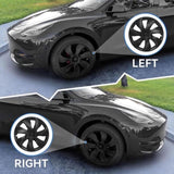 4PCS Wheel Cover Caps 19Inch ABS Black Rim Hubcap Hub Cap For Tesla Model Y V201-TSLY0019BL8AU