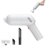 Handheld Car Vacuum Cleaner 9000Pa Rechargeable Portable Cordless Duster - White V1263-JX-6685-2