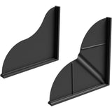 2 Pieces Bathtub Water Guards, Silicone Accessories, Reusable, Easy Installation, Suitable for V1192-AZ-W-22198